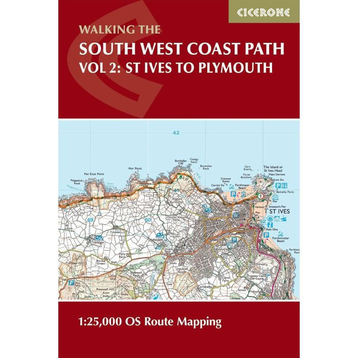 South West Coast Path Map Booklet - St Ives to Plymouth